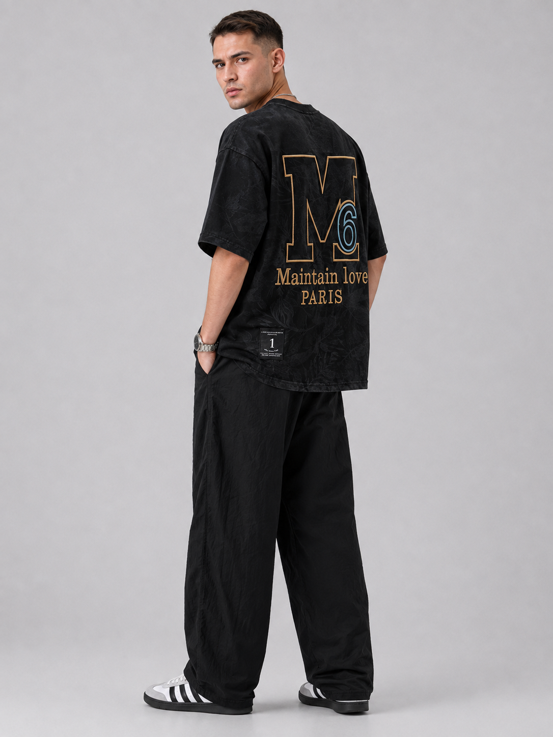 Cartoon Print Slim Fit T-Shirt