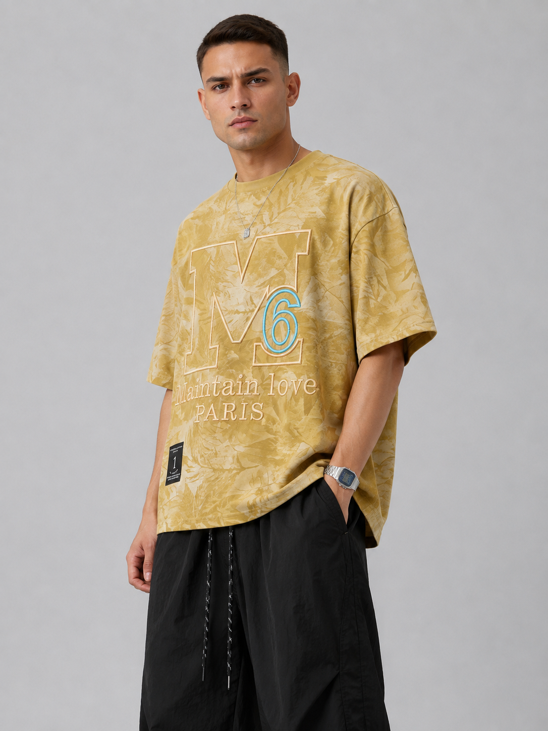 Cartoon Print Slim Fit T-Shirt