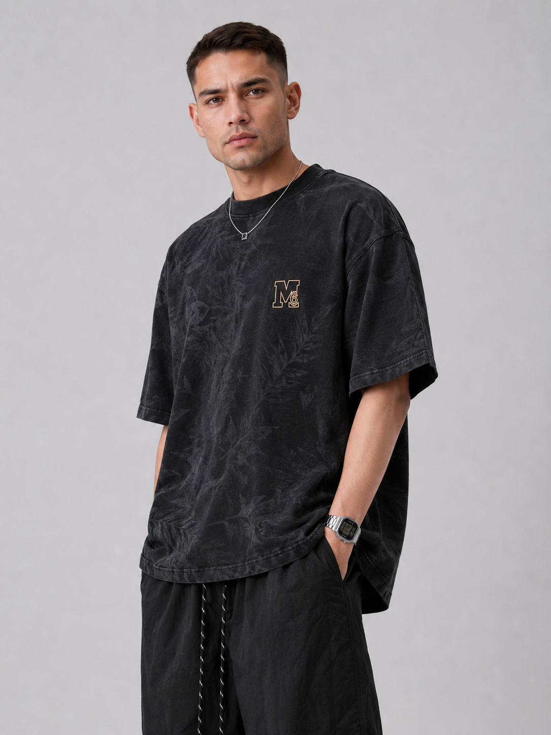 Cartoon Print Slim Fit T-Shirt
