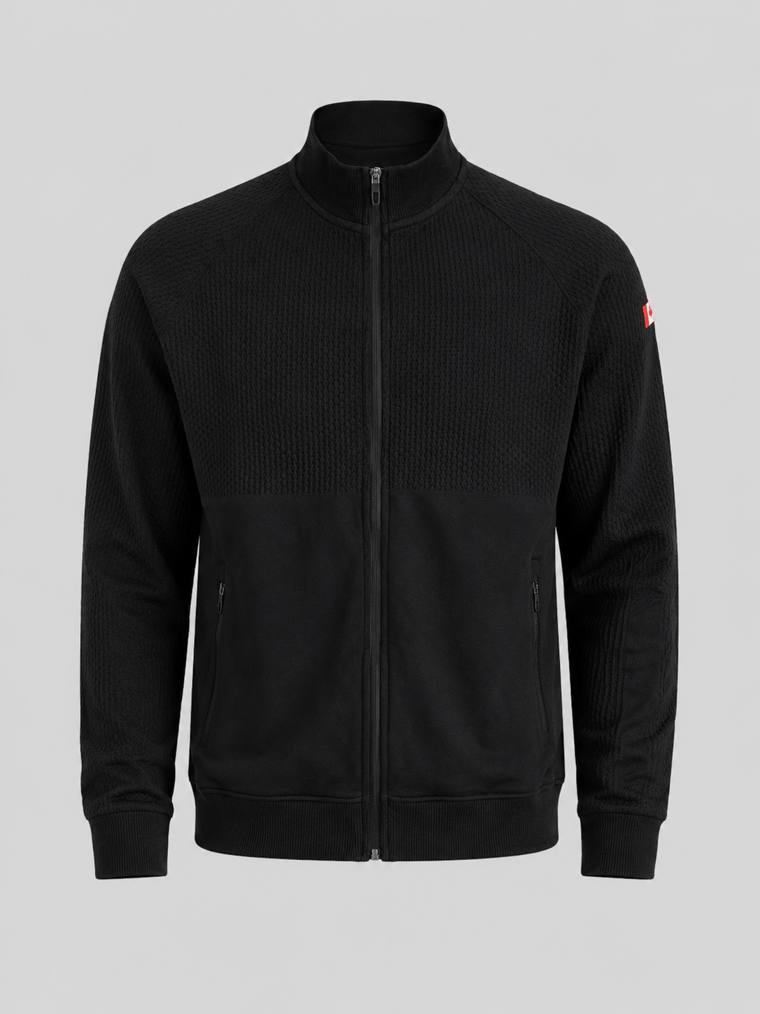 Slim Fit Stand Collar Sports Jacket