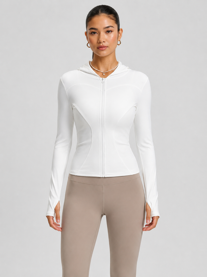 Women’s Stretch Hooded Sports Jacket
