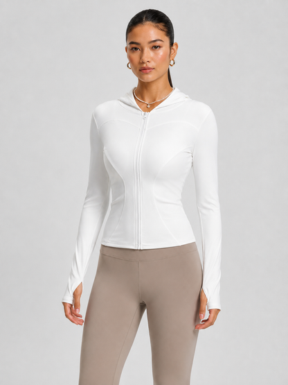 Women’s Stretch Hooded Sports Jacket
