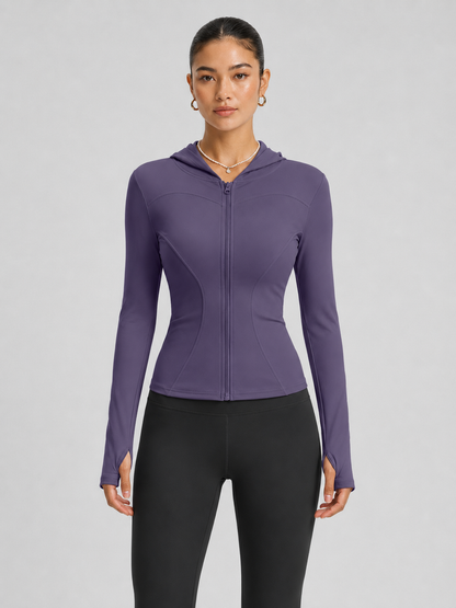 Women’s Stretch Hooded Sports Jacket