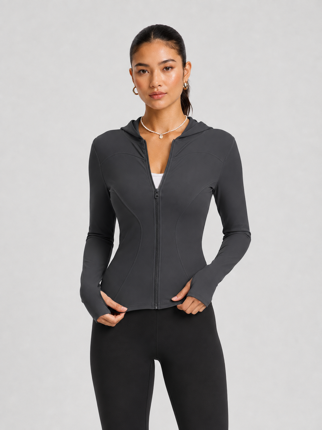 Women’s Stretch Hooded Sports Jacket