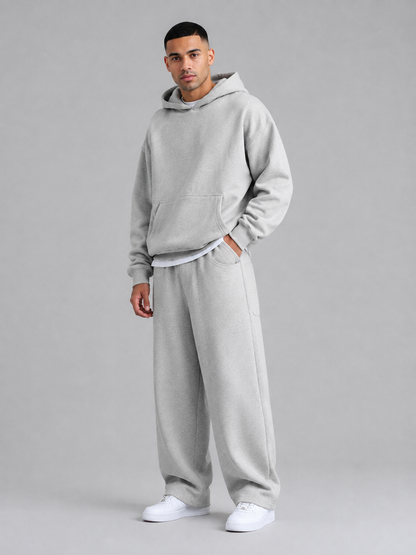 Loose Straight-Leg Cotton Casual Pants
