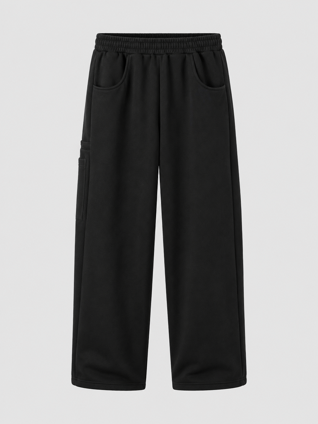 Loose Straight-Leg Cotton Casual Pants