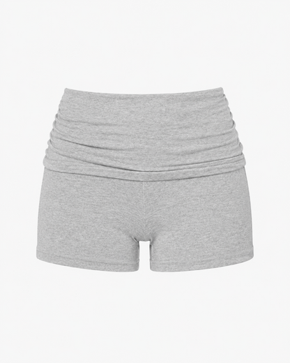 Women’s High-Waist Stretch Cotton Bermuda Shorts