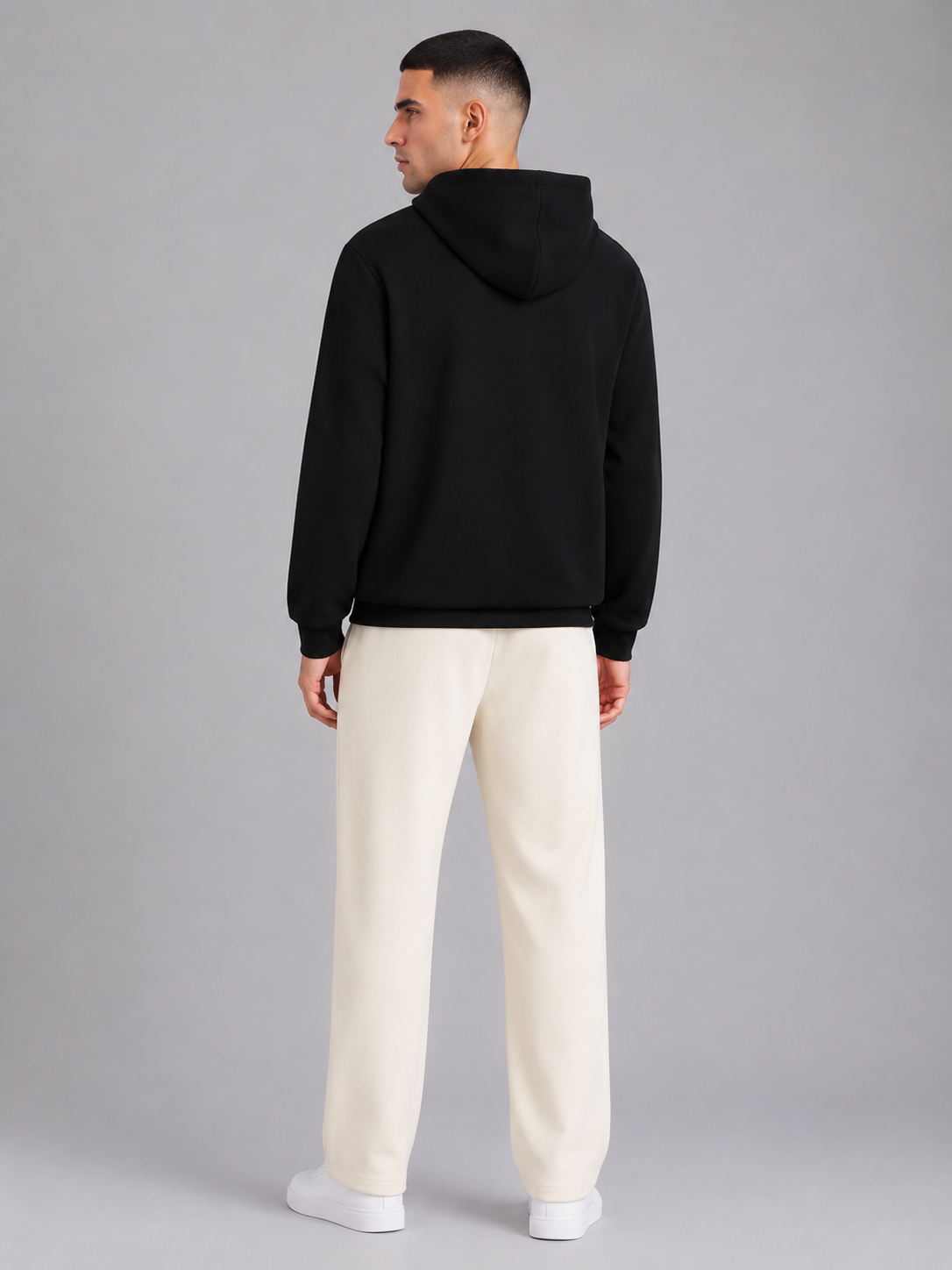 Color-Block Hooded Casual Jacket