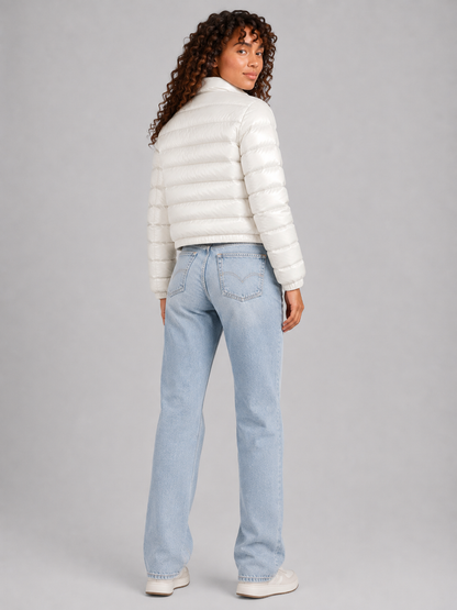 Unisex Lightweight Stand Collar Down Jacket