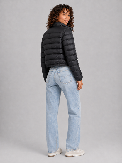 Unisex Lightweight Stand Collar Down Jacket