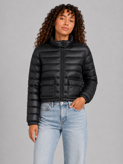 Unisex Lightweight Stand Collar Down Jacket