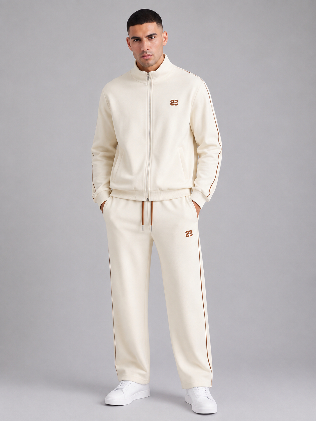Zip-Up Jacket & Pants Set