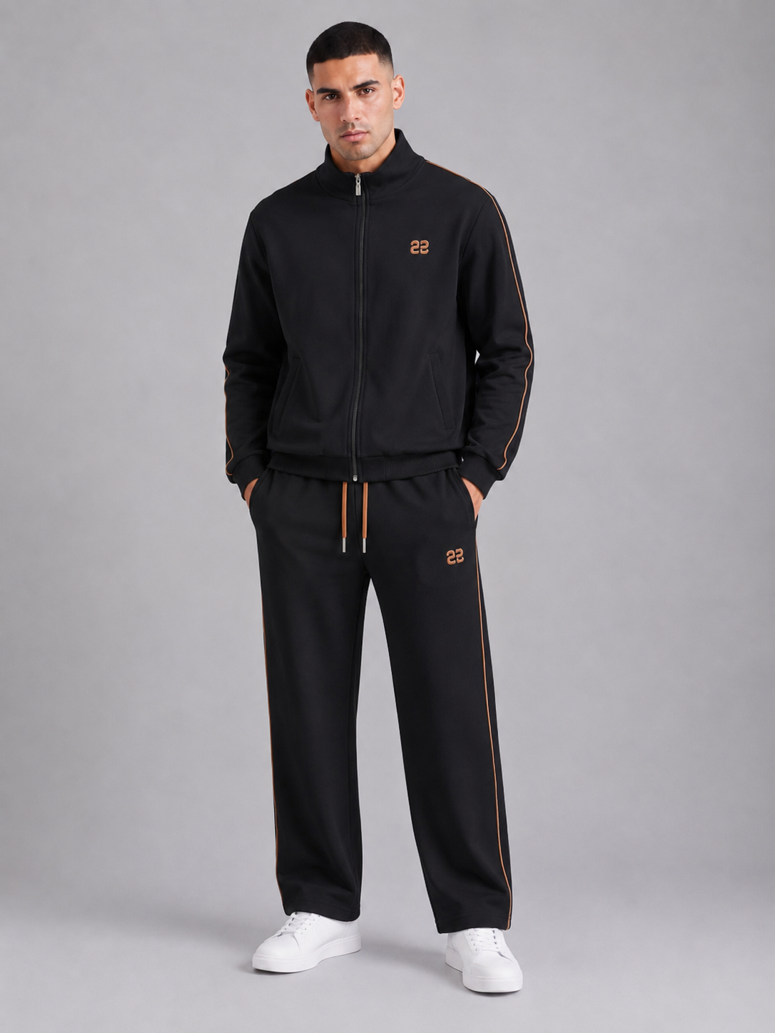 Zip-Up Jacket & Pants Set