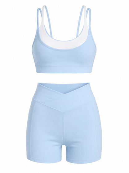Women’s Sleeveless Cropped Pants Set