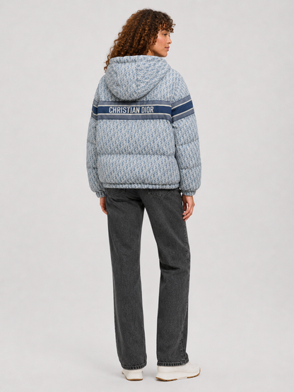 Women’s Contrast Stand Collar Padded Jacket