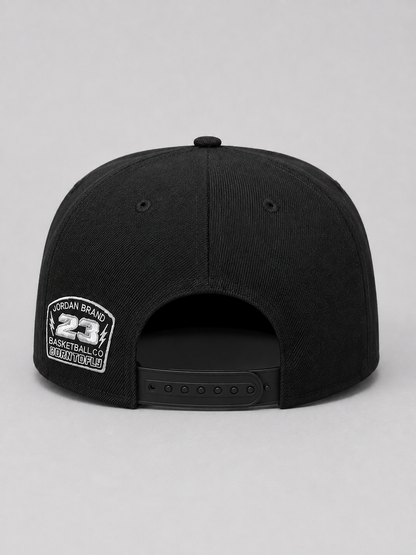 Jordan Big Boys' Youth Retro Jumpman Snapback Hat Black