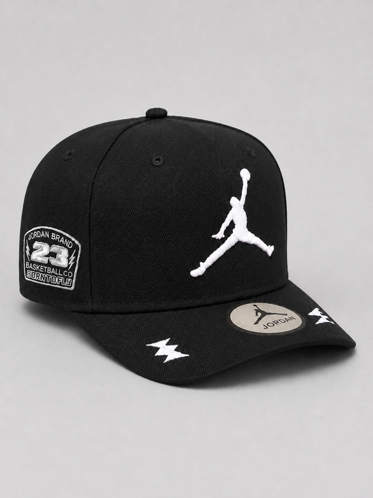 Jordan Big Boys' Youth Retro Jumpman Snapback Hat Black