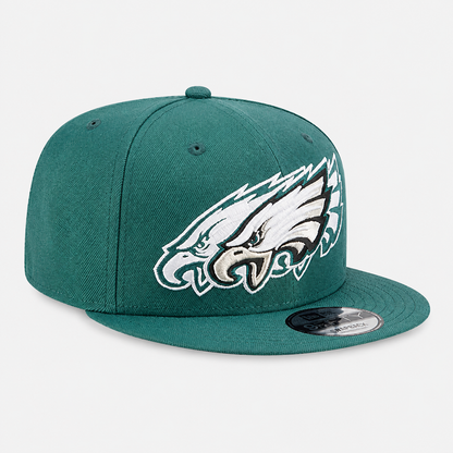 Era Philadelphia Eagles Double-Logo 9FIFTY Snapback Hat