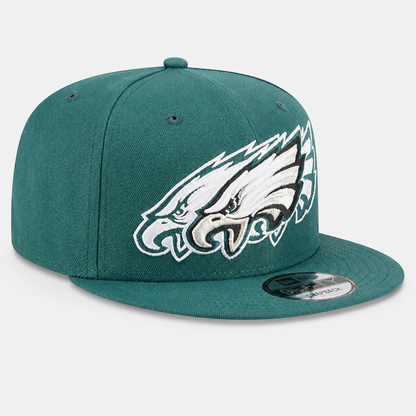 Era Philadelphia Eagles Double-Logo 9FIFTY Snapback Hat