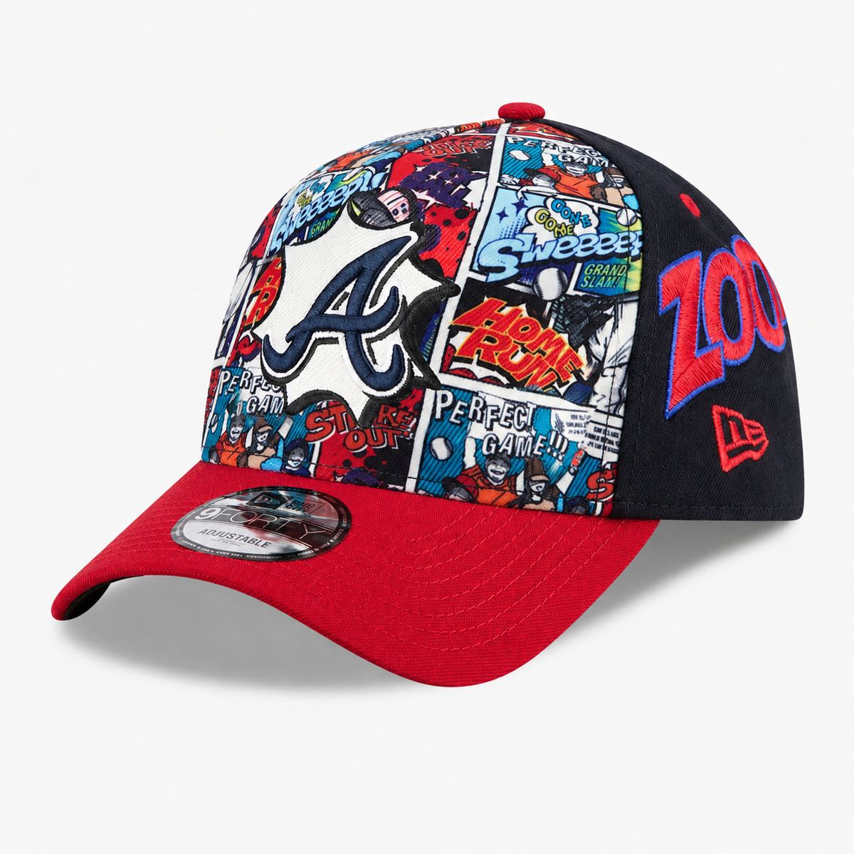 Atlanta Braves - Era Navy/Red MLB Diamond Hero Edition A-Frame 9FORTY Hat