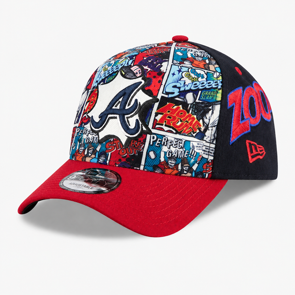 Atlanta Braves - Era Navy/Red MLB Diamond Hero Edition A-Frame 9FORTY Hat