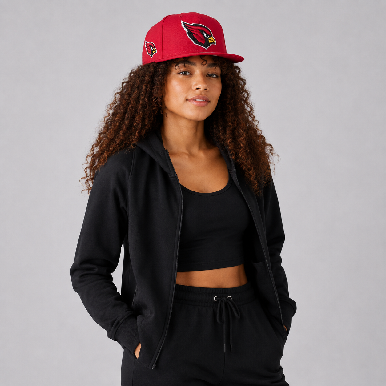 Arizona Cardinals New Era Cardinal Logo Strike 9FIFTY Snapback Hat