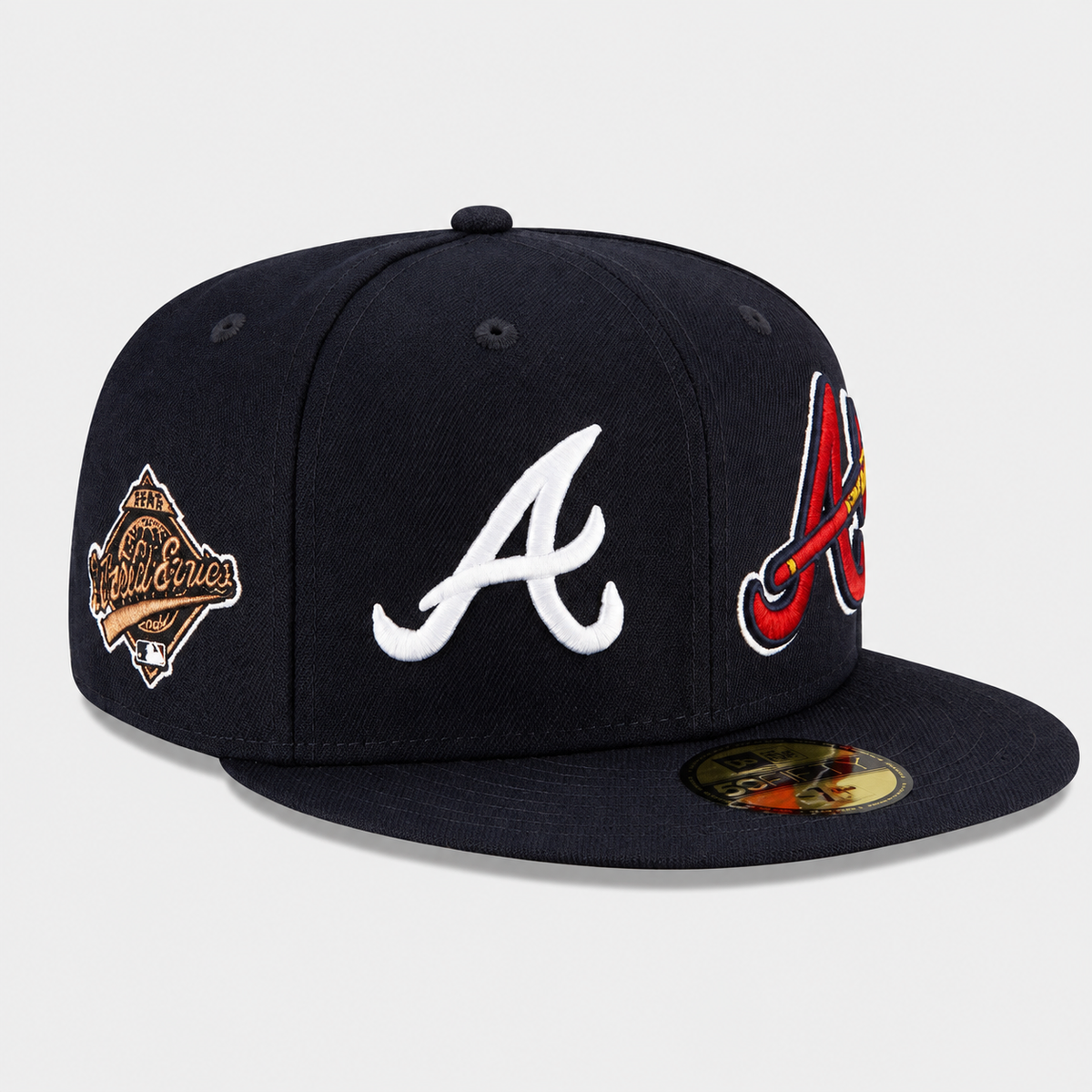 Atlanta Braves New Era Navy Patch Pride 59FIFTY -