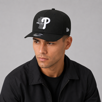 Casquette snapback - Era 9FIFTY Motion A-Frame Philadelphia Phillies noire