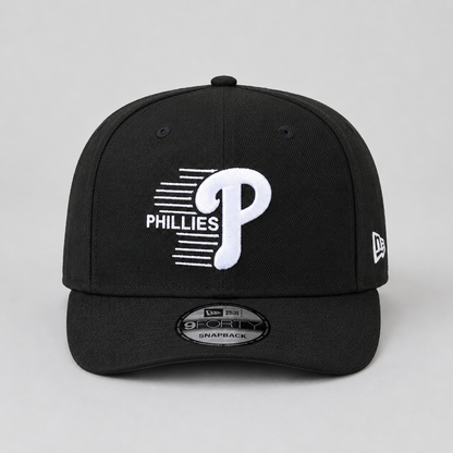 Casquette snapback - Era 9FIFTY Motion A-Frame Philadelphia Phillies noire