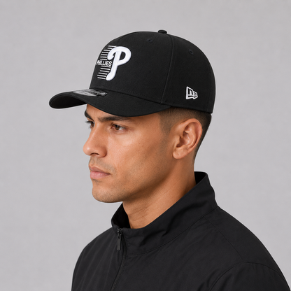 Casquette snapback - Era 9FIFTY Motion A-Frame Philadelphia Phillies noire