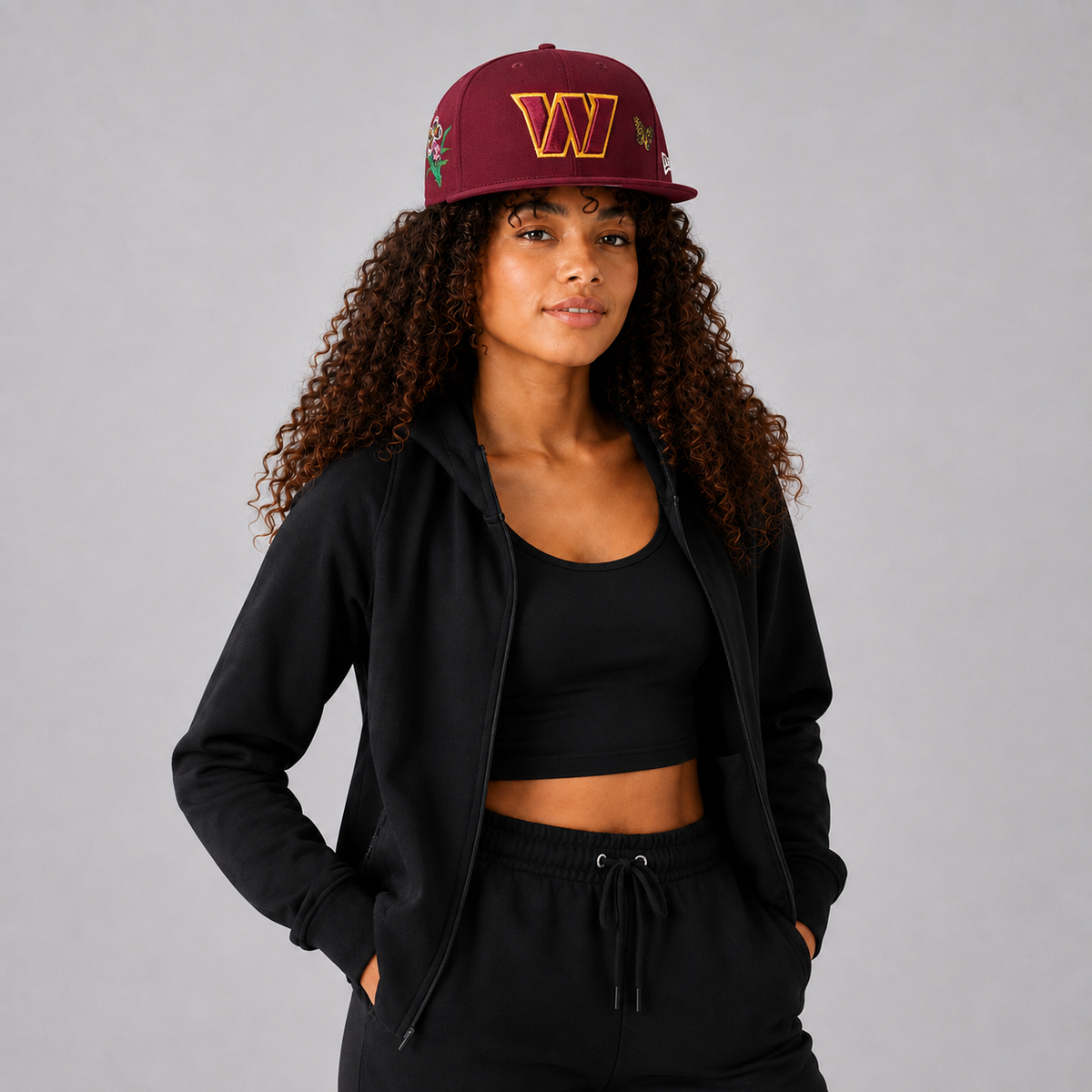 Era x Felt Burgundy Washington Commanders 59FIFTY Fitted Hat
