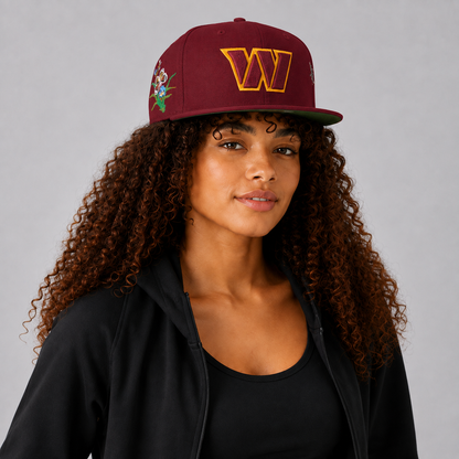 Era x Felt Burgundy Washington Commanders 59FIFTY Fitted Hat