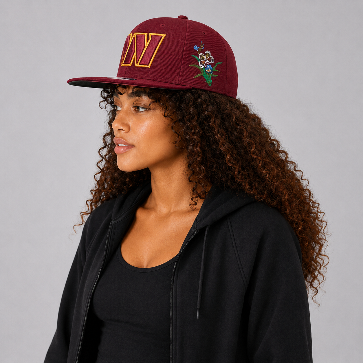 Era x Felt Burgundy Washington Commanders 59FIFTY Fitted Hat