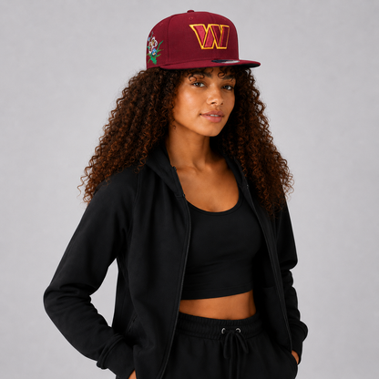 Era x Felt Burgundy Washington Commanders 59FIFTY Fitted Hat