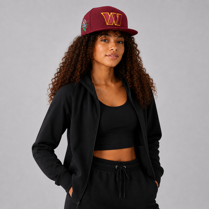 Era x Felt Burgundy Washington Commanders 59FIFTY Fitted Hat