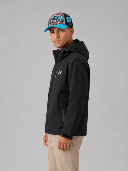 Miami Marlins New Era Black/Blue MLB Diamond Hero Edition A-Frame 9FORTY Hat