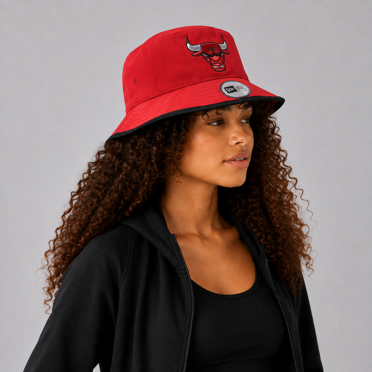 Era Chicago Bulls Double-Logo Bucket Hat