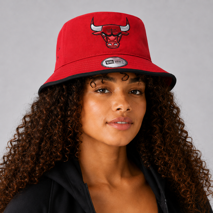 Era Chicago Bulls Double-Logo Bucket Hat