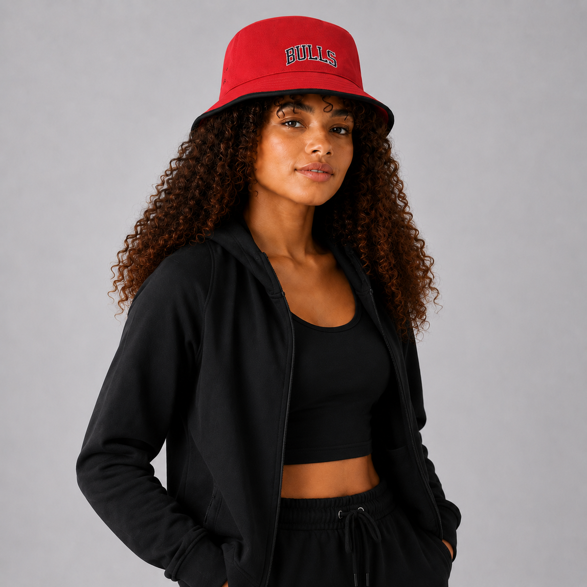 Era Chicago Bulls Double-Logo Bucket Hat