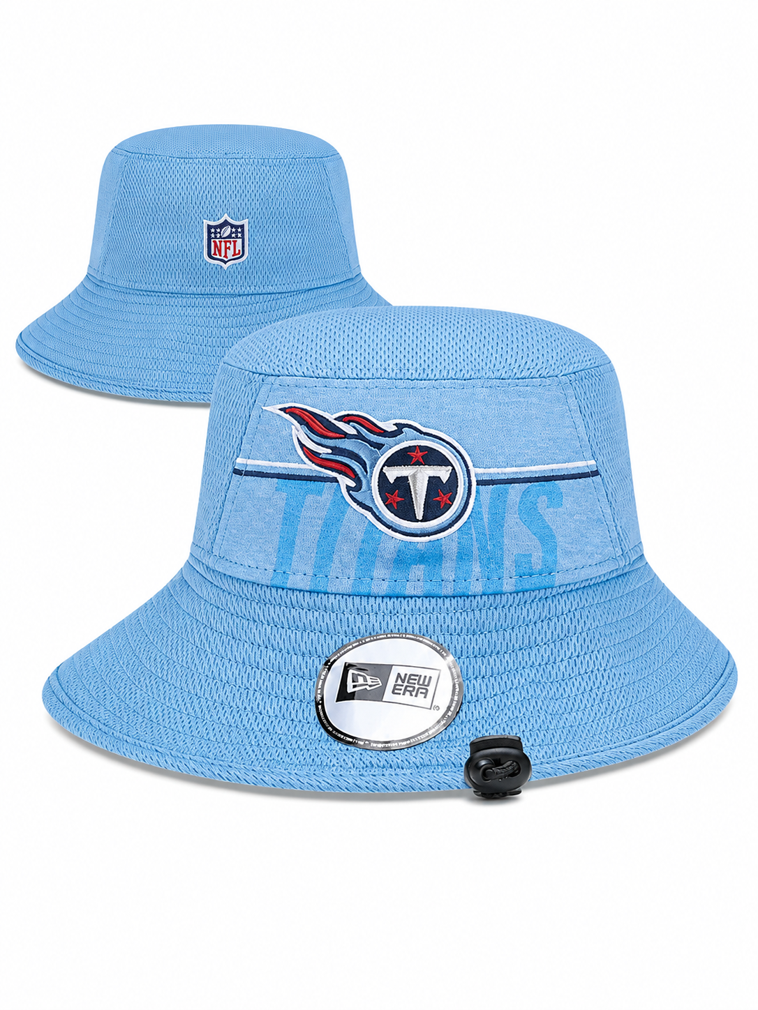 Tennessee Titans - Era Navy Training Camp Stretch Bucket Hat