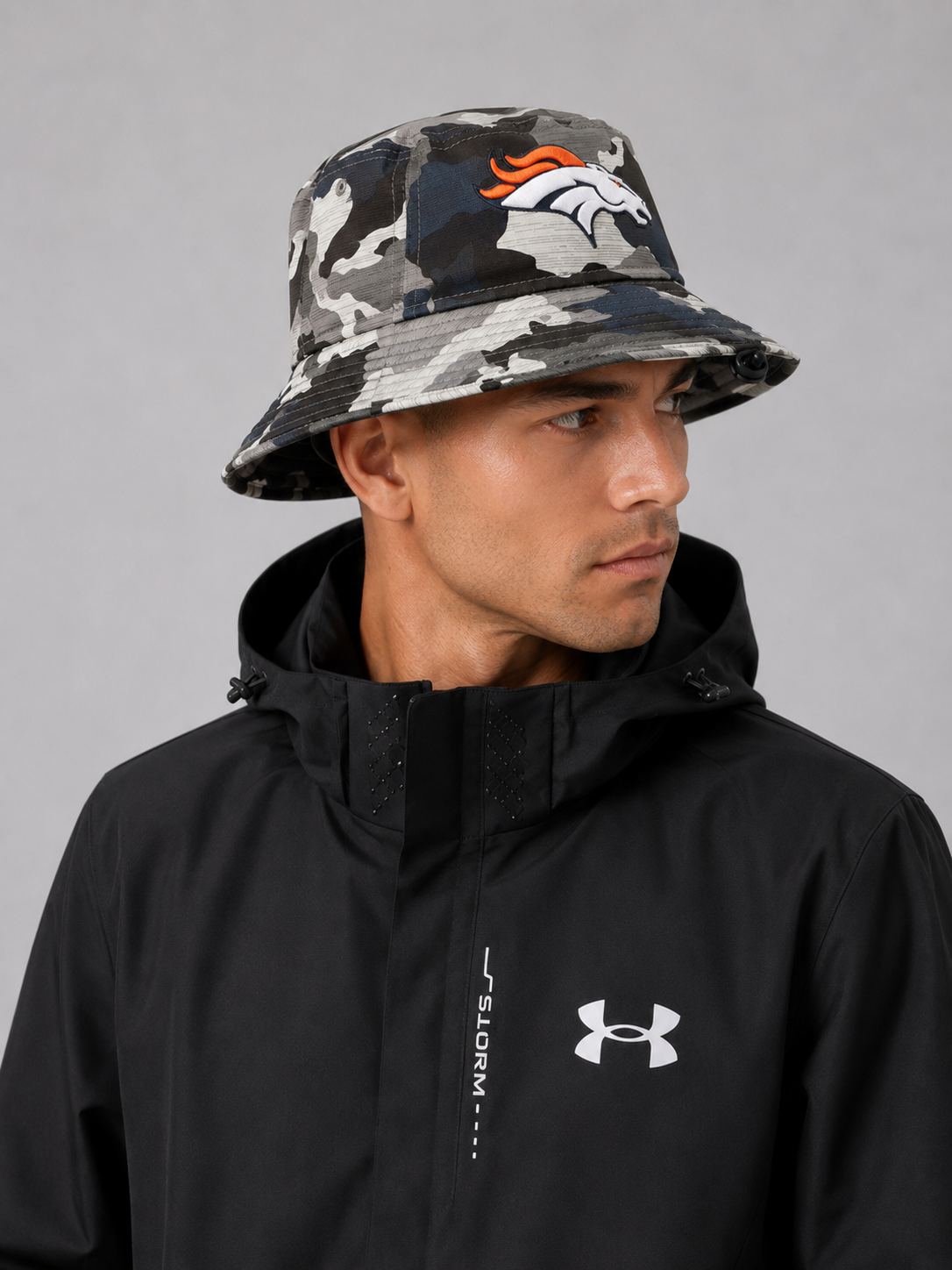 Denver Broncos - Era Camo Training Camp Bucket Hat