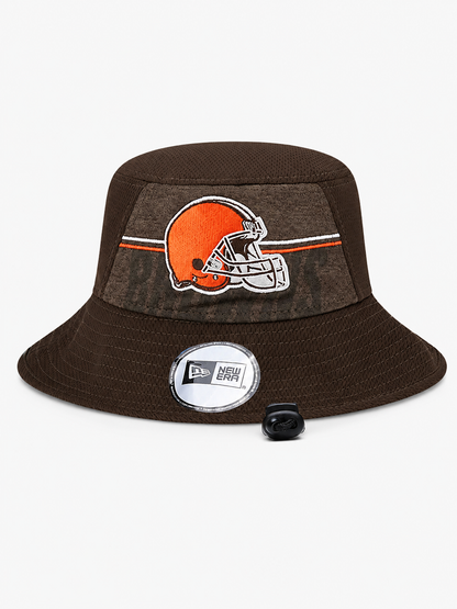 Era Brown Cleveland Browns Training Camp Stretch Bucket Hat
