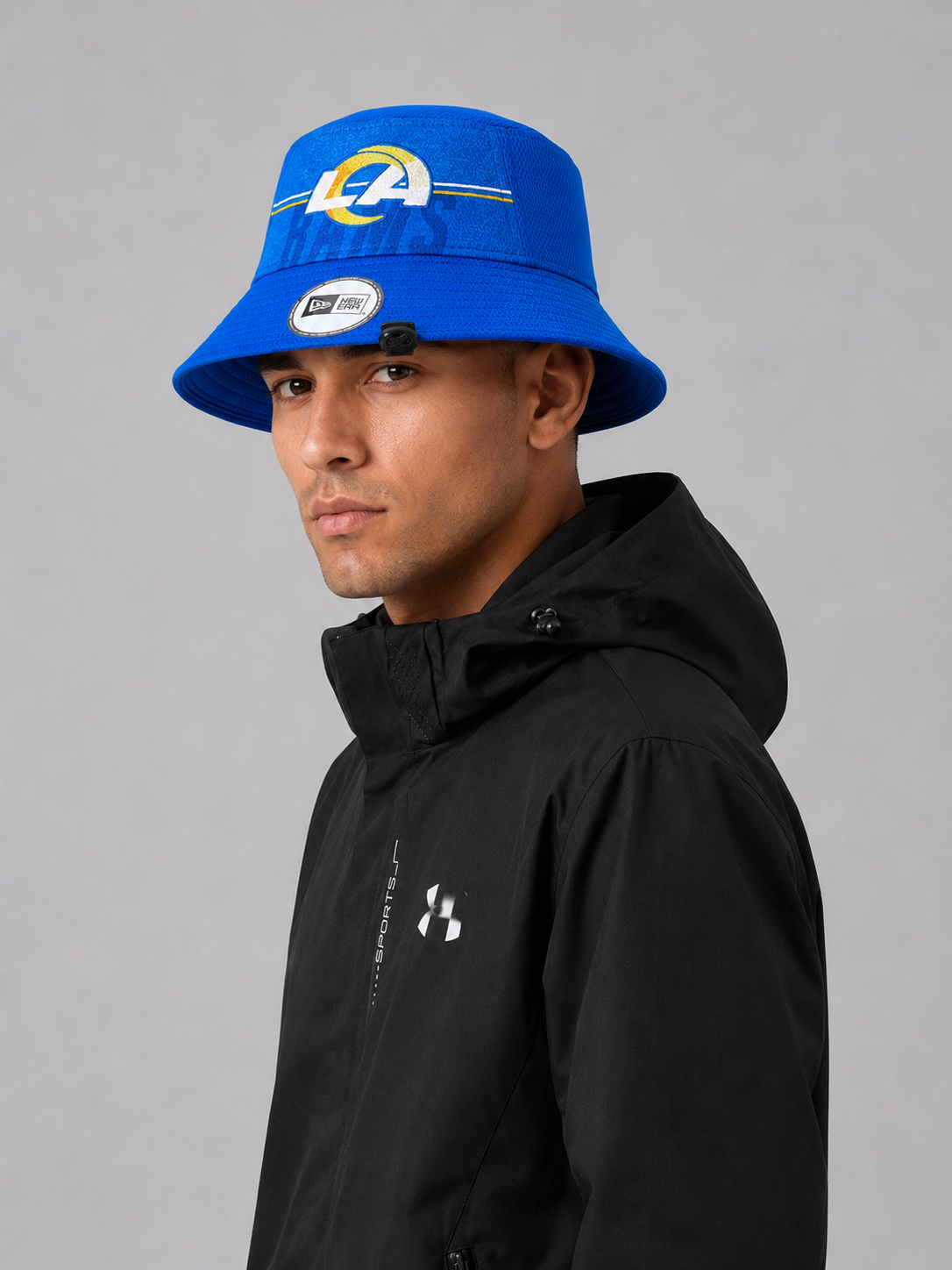 Era Men's Los Angeles Rams Blue Training Camp Stretch