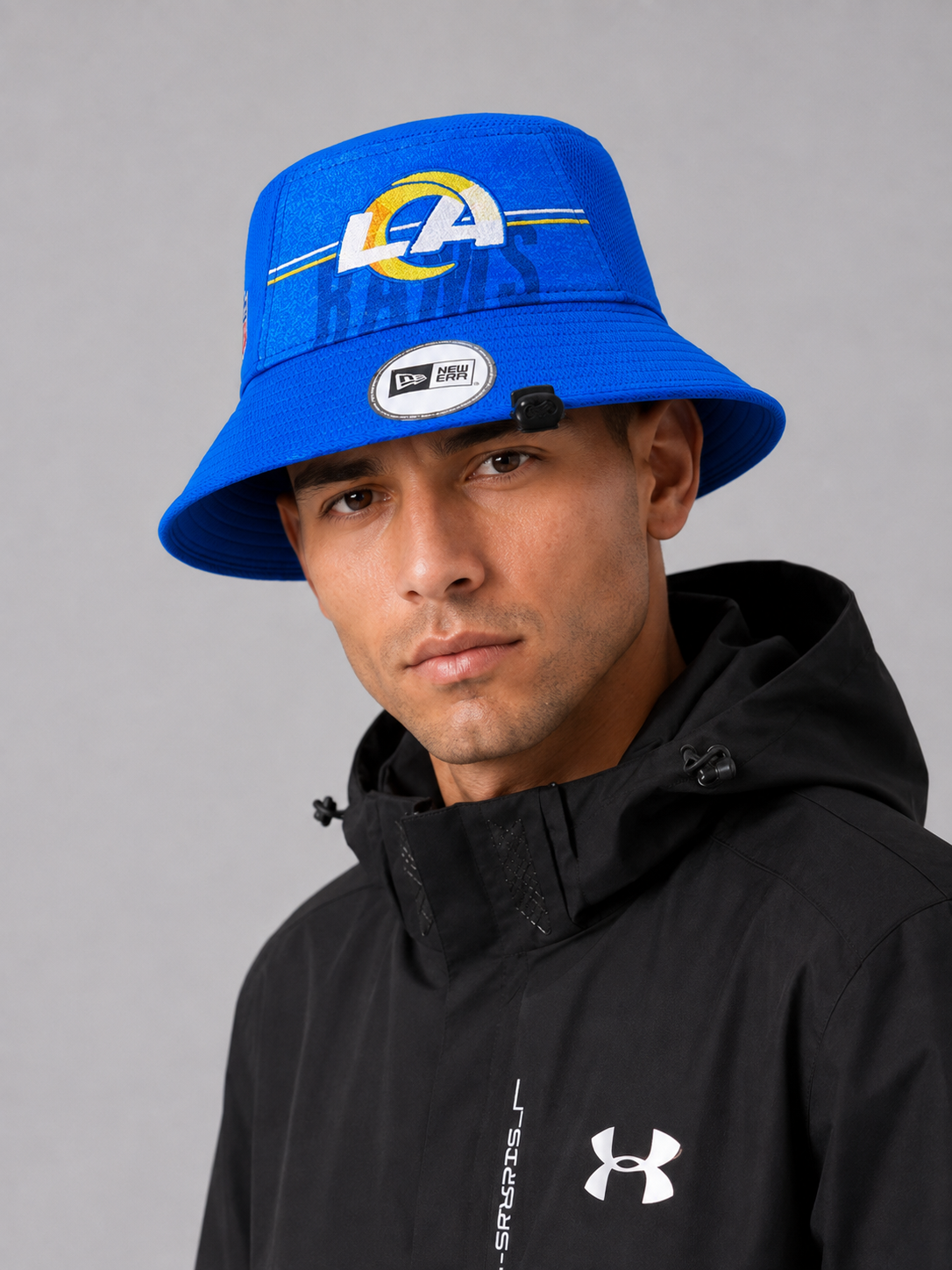 Era Men's Los Angeles Rams Blue Training Camp Stretch