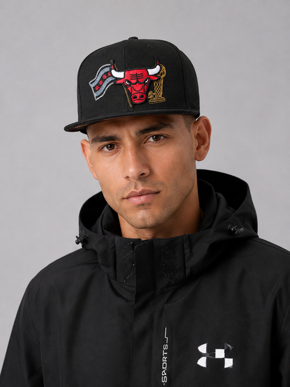 Chicago Bulls Era Black City Edition 9FIFTY Snapback Hat