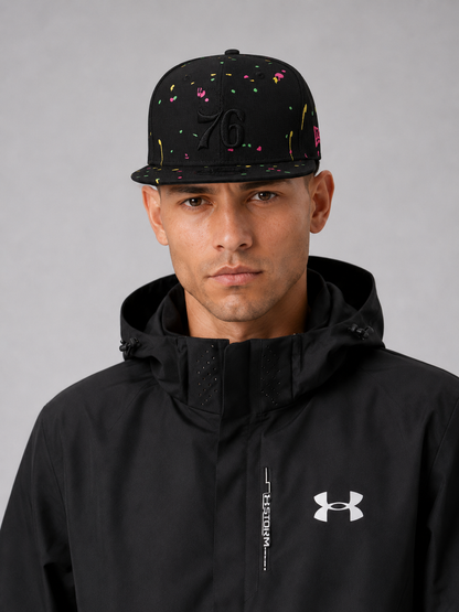 Era Philadelphia 76ers Neon Splatter 9FIFTY Snapback Hat