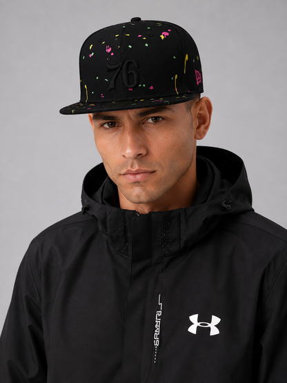 Era Philadelphia 76ers Neon Splatter 9FIFTY Snapback Hat