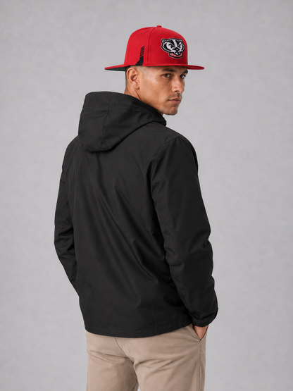 Wisconsin Badgers - Era Red 9FIFTY Snapback Hat