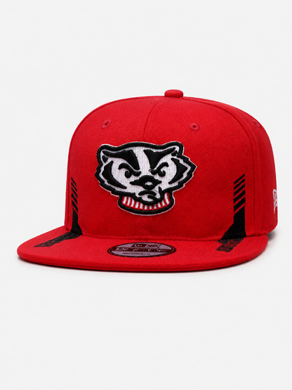 Wisconsin Badgers - Era Red 9FIFTY Snapback Hat
