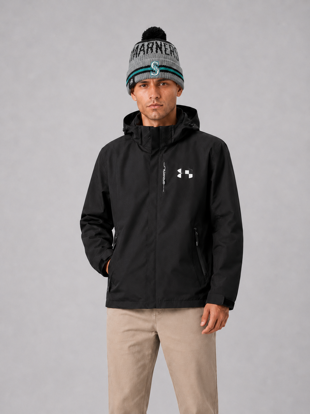 New Seattle Mariners Gray Cuffed Beanie